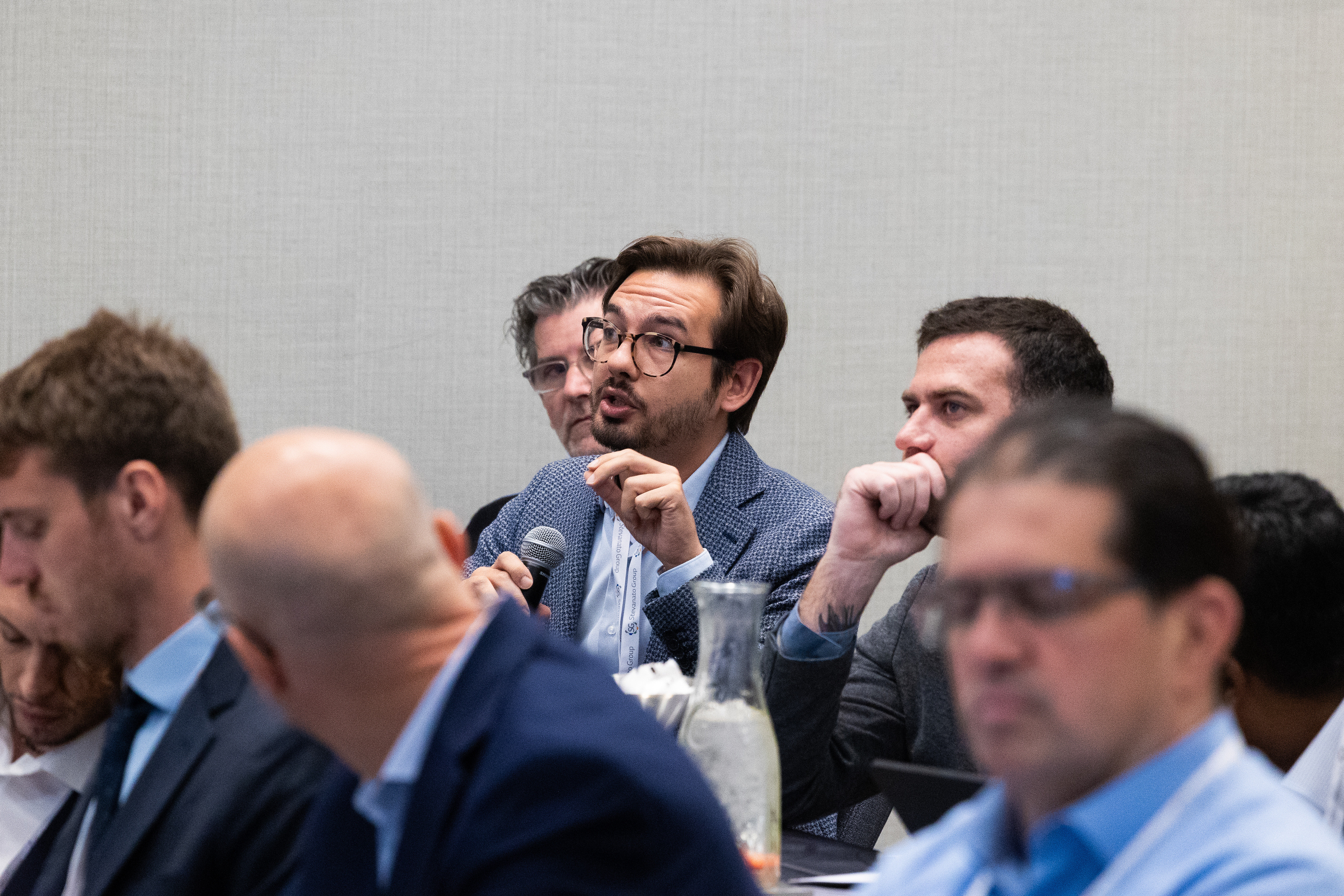 S. Toniolo and audience at Innovation Roadshow