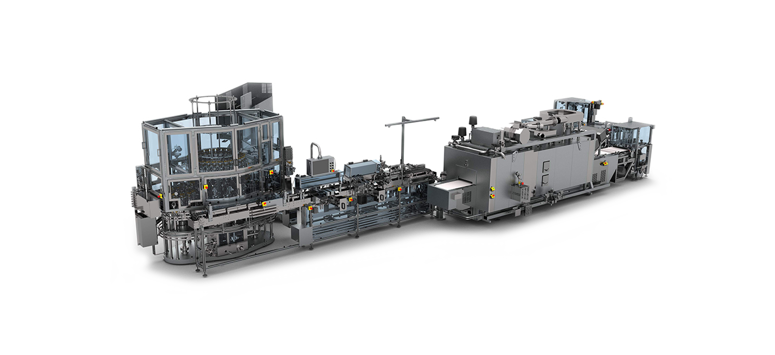 Ampoules, Vials, Cartridges forming line