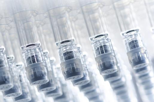 Syringes ITC Nest Detail close-up
