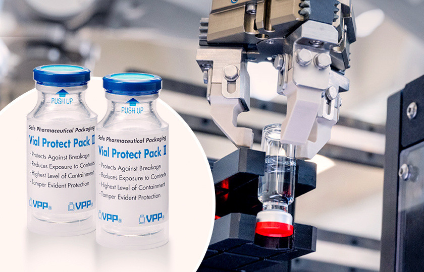 VRU and vials with hazardous drugs