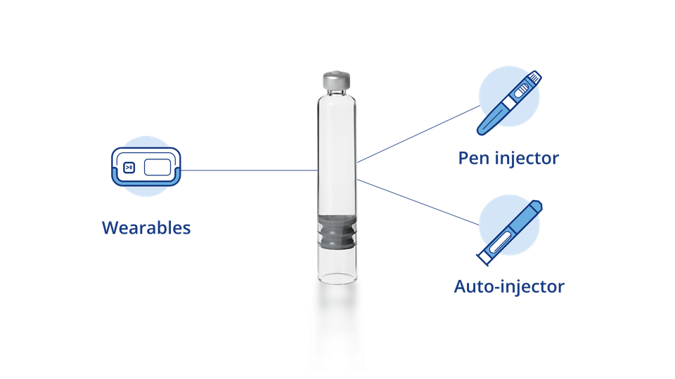 Glass cartridges infographic