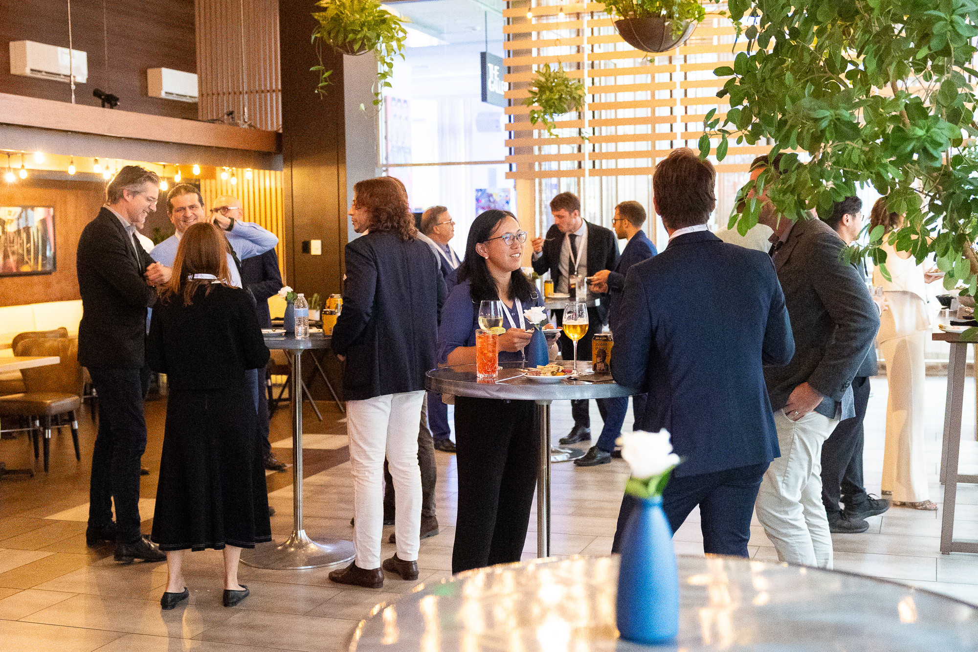 Networking Moment in W Boston Hotel