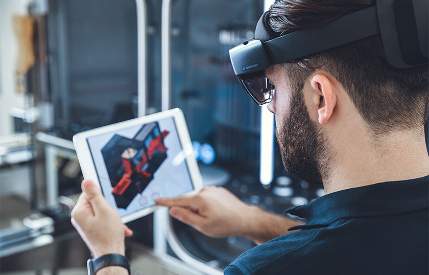 Visual inspection after-sales operator with microsoft hololens