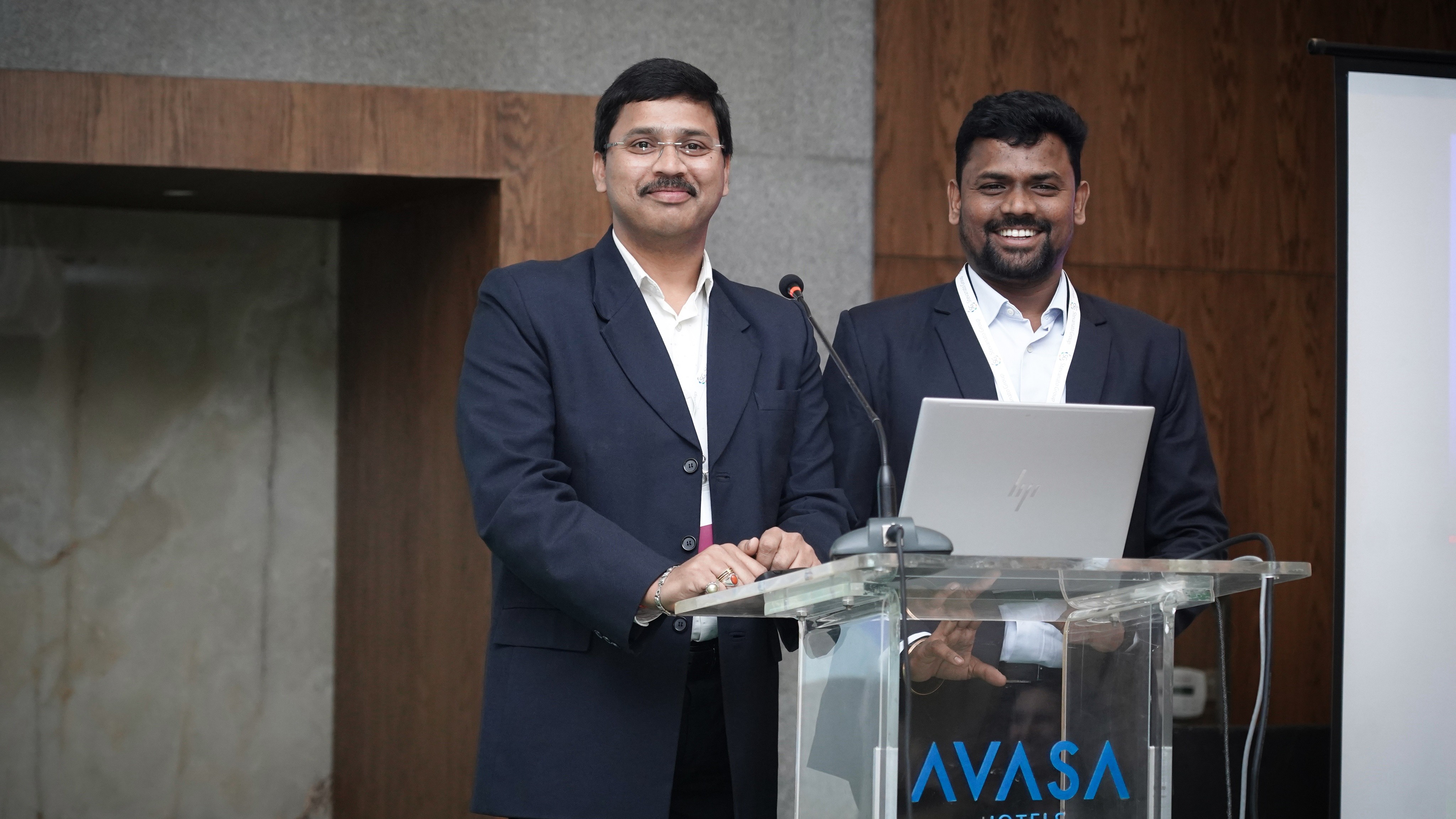 Siva Prasad Reddy and Hari Rachamala speech