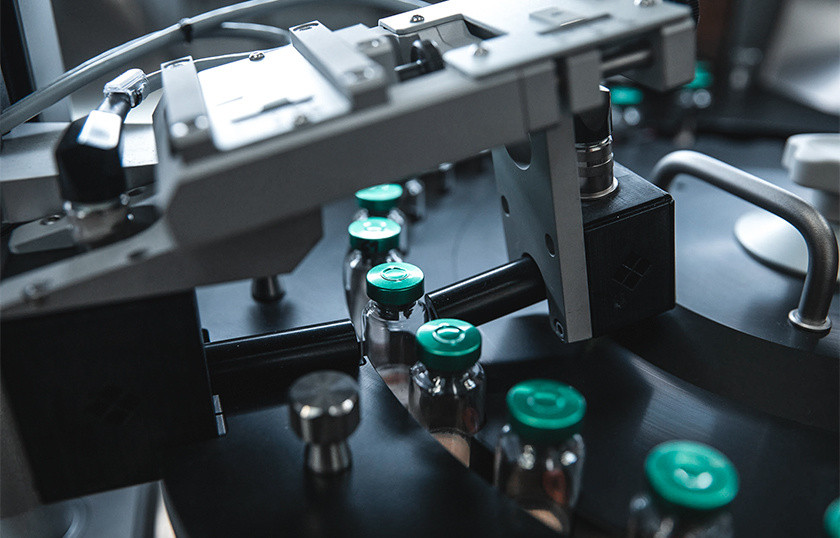 HGA inspection station processing vials