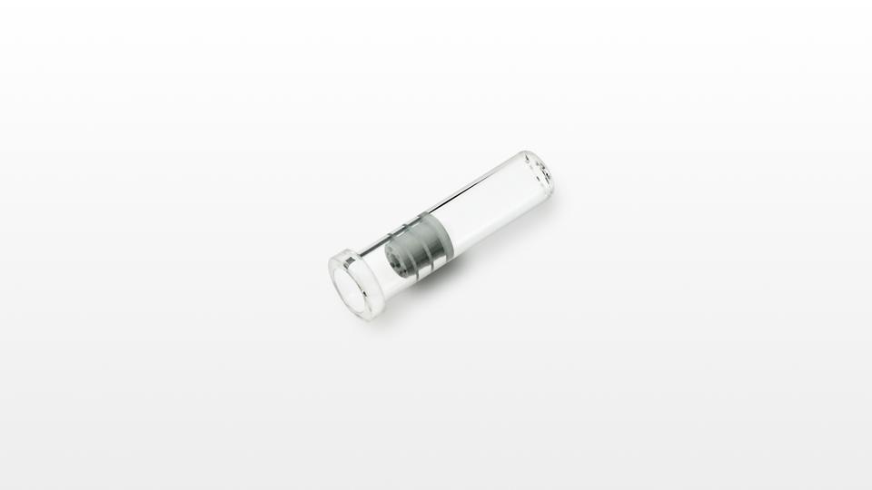 Glass microvials (bkg light blue)