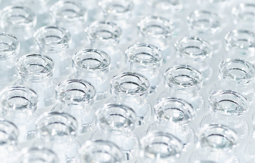 Vials Close-up detail