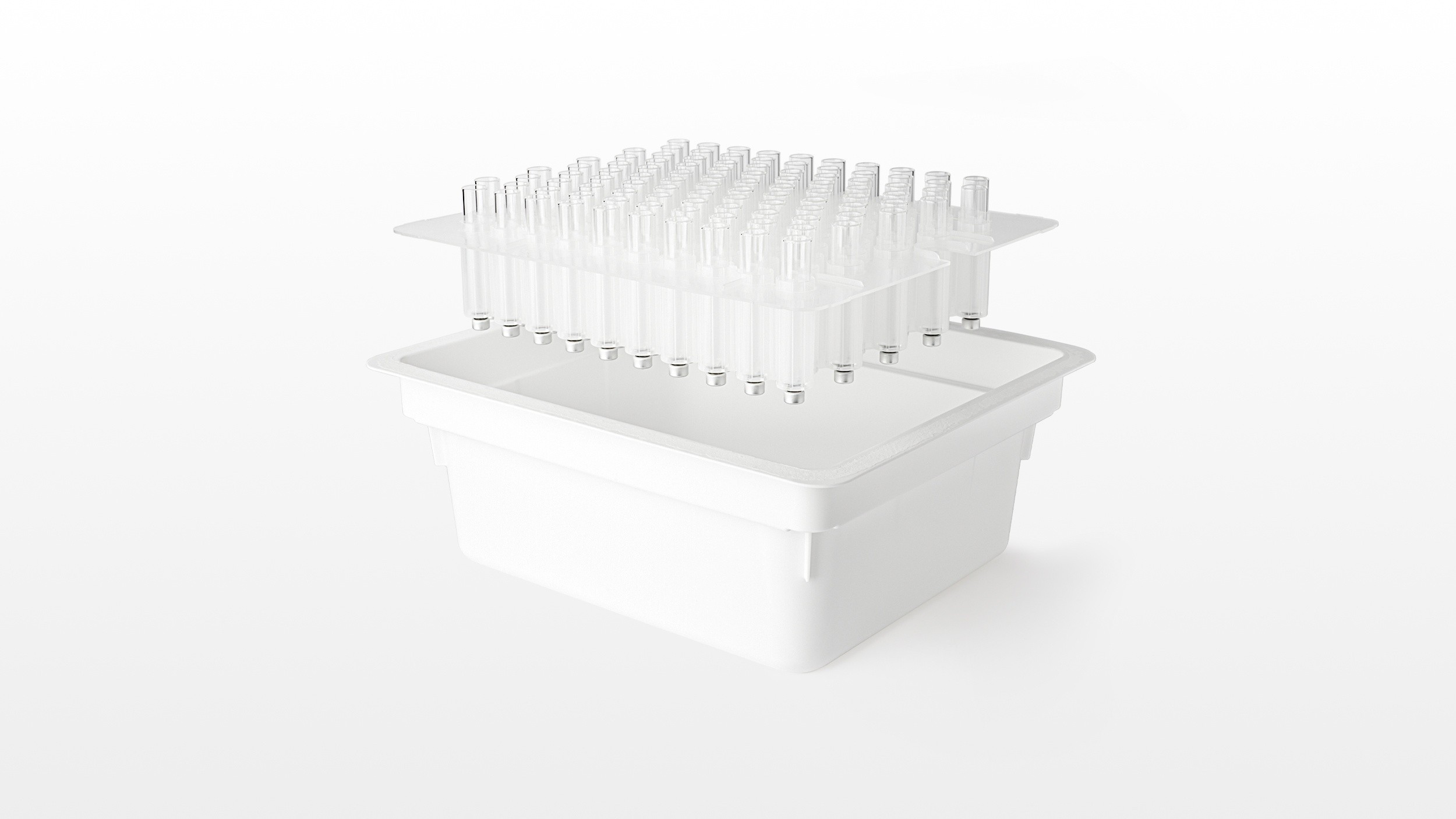 cartridges 3ml nest and tub white